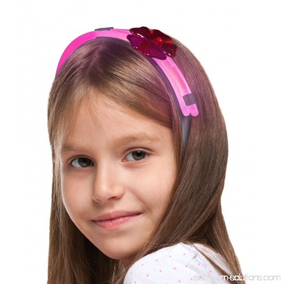 Glow Flower Headband- Pink